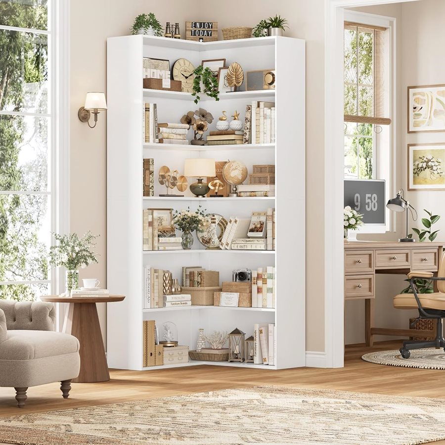 Corner Bookshelf, 73.5