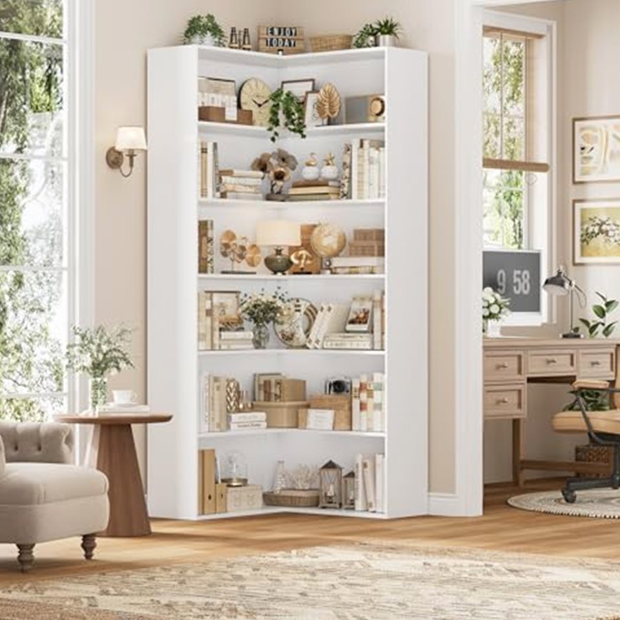 Corner Bookshelf, 73.5