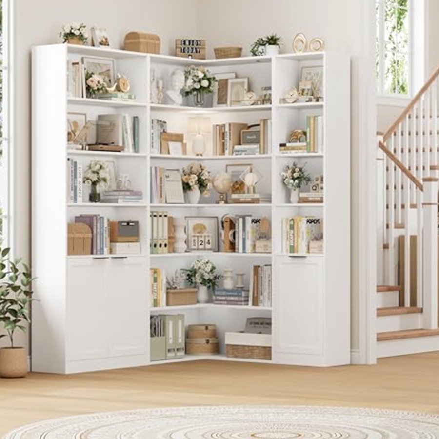 Corner Bookshelf, 73.5
